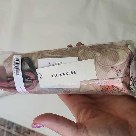 Coach Floral UV Protection Mini Umbrella CCS84 - Picture 5 of 6